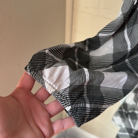 Free Peoplee dress boho plaid crochet medium bohemian grunge - Picture 6 of 6